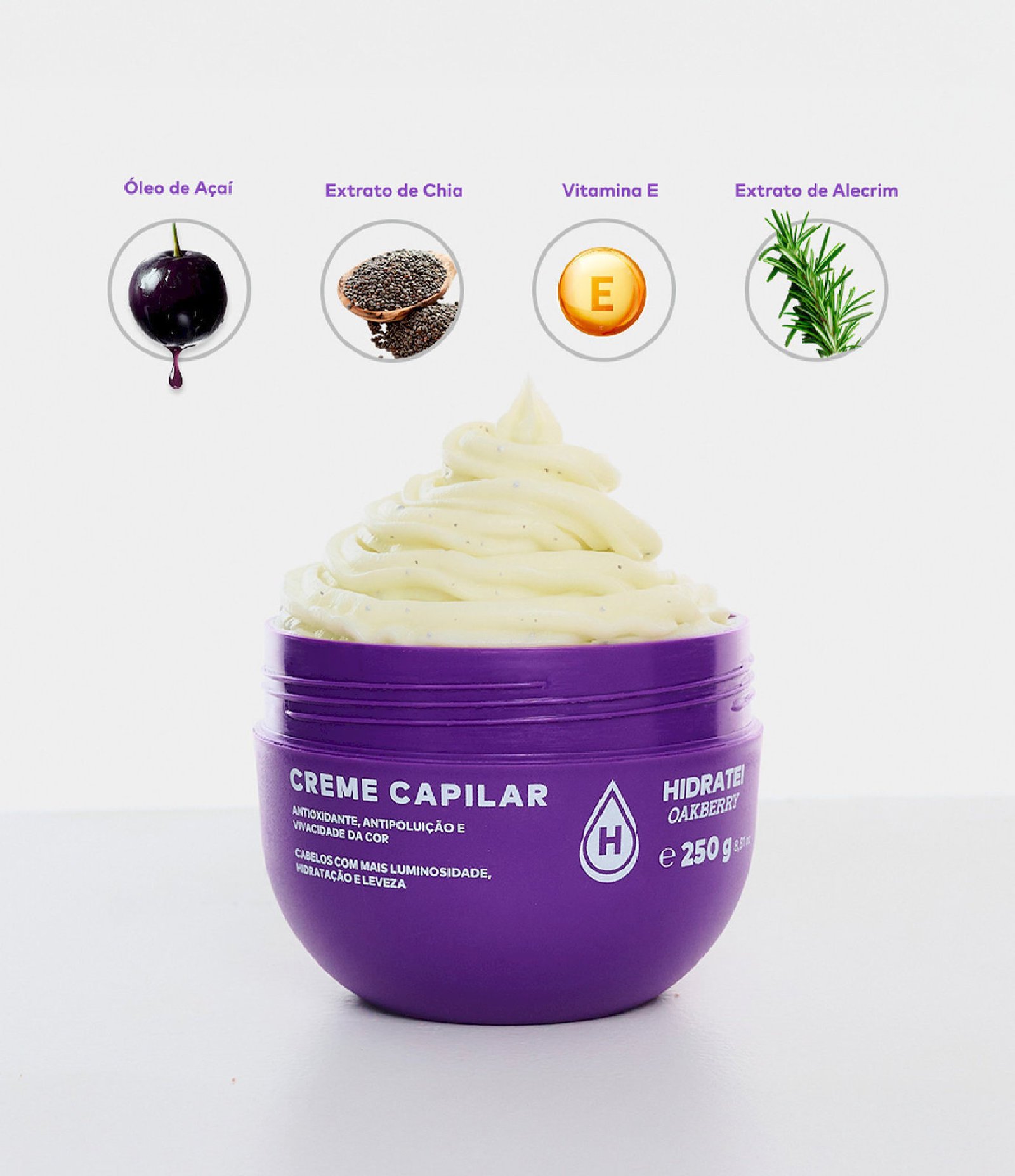 Creme Oakberry Hidratei 250G 2