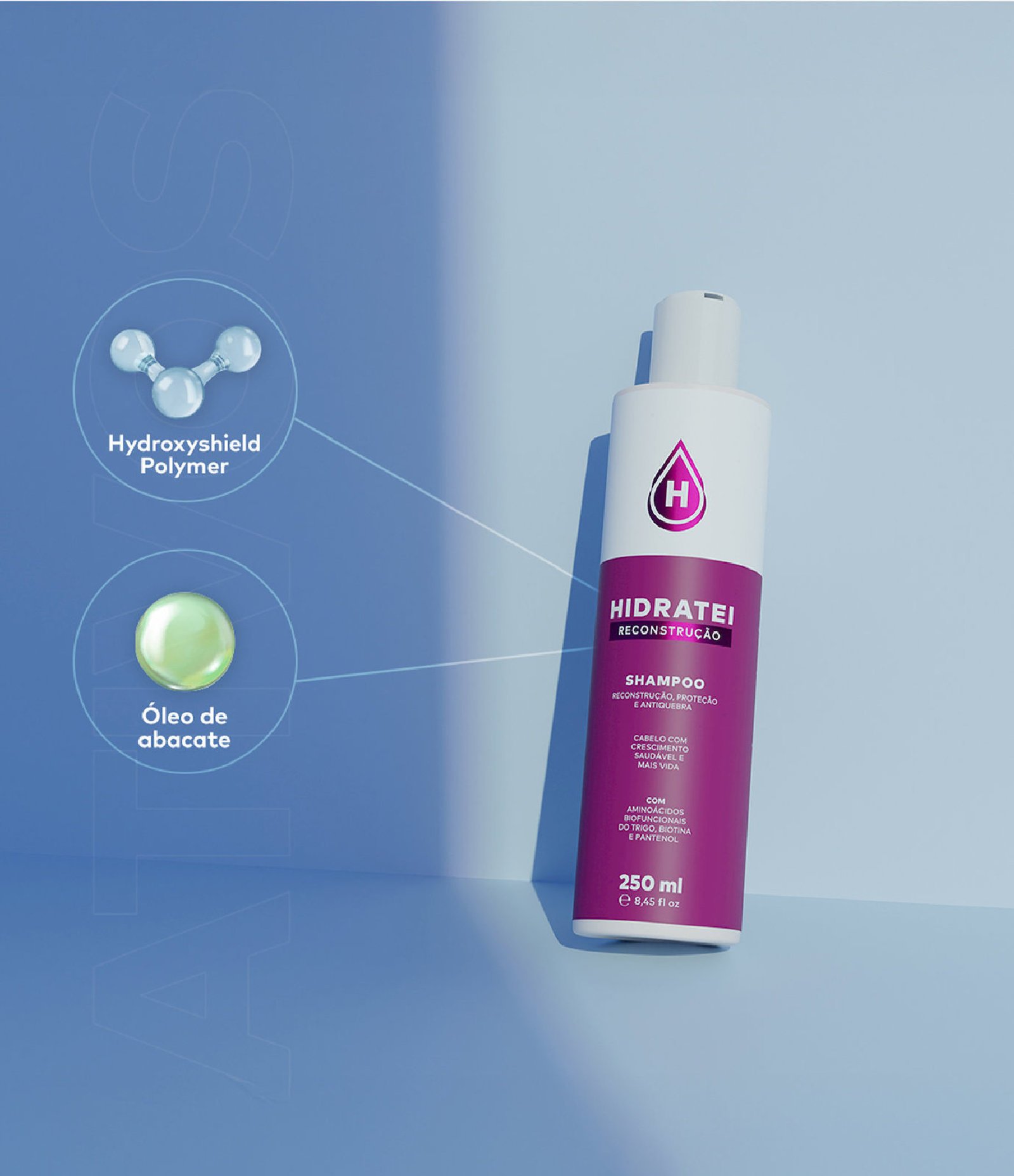 Shampoo Reconstrutor Hidratei 250ml 4