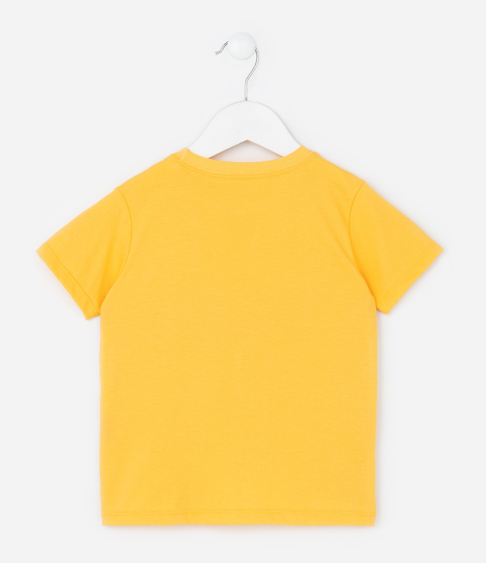 Camiseta Infantil com Lettering Tennis Club - Tam 1 a 6 Anos Amarelo 3