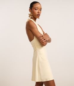 Vestido Frente Única com Amarração