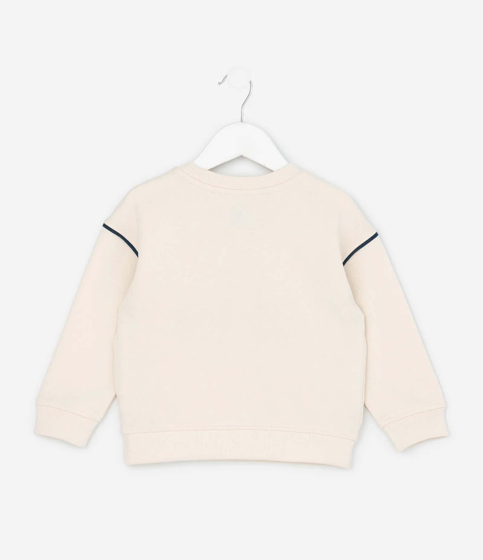 Casaco Infantil com Lettering Chenille – Tam 1 a 5/6 Anos Off White 2