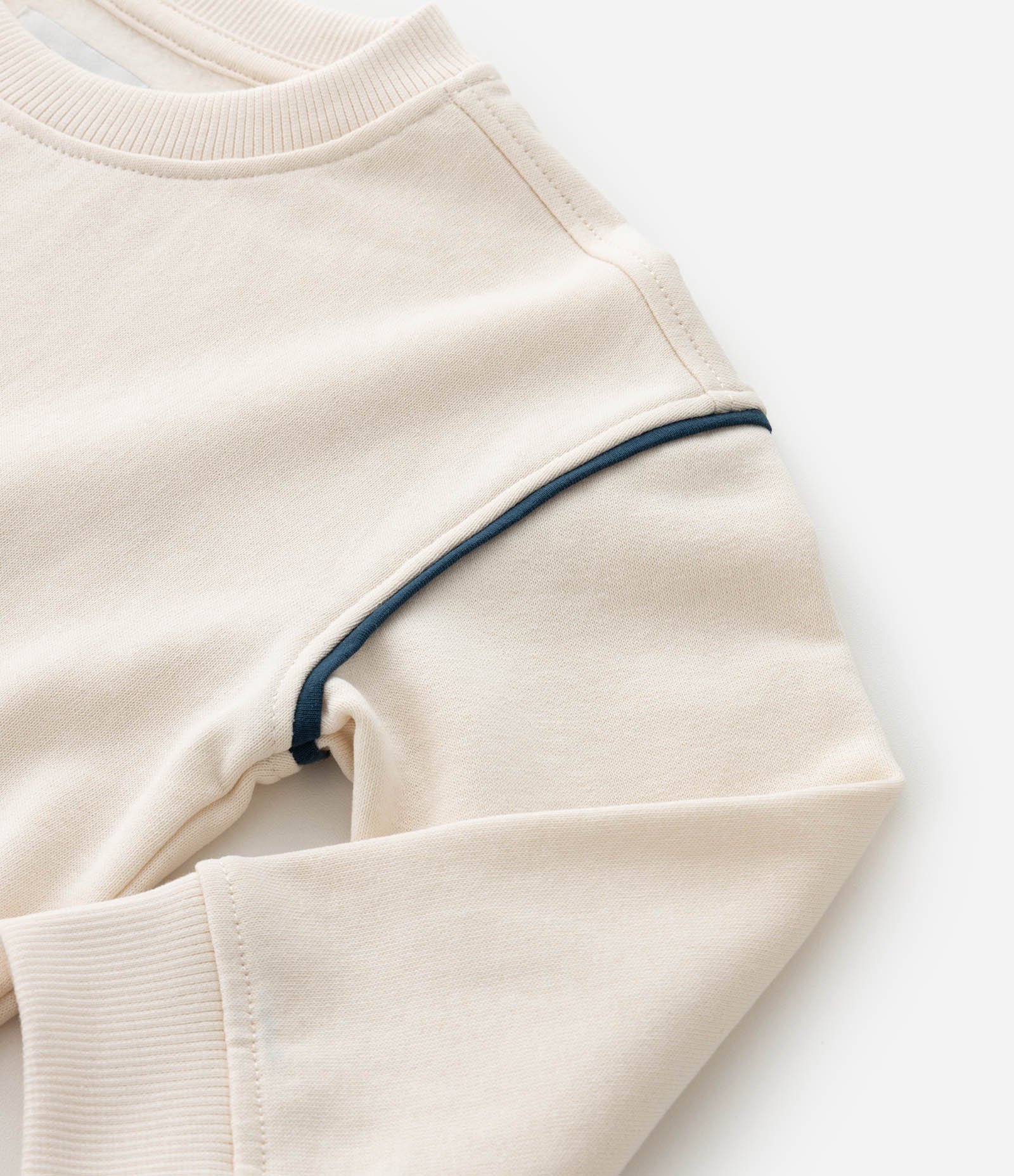 Casaco Infantil com Lettering Chenille – Tam 1 a 5/6 Anos Off White 4