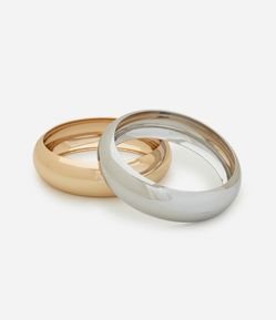 Kit 02 Braceletes Rígidos Bold