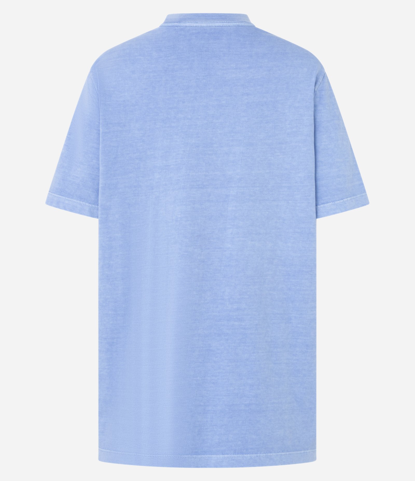 Camiseta T-shirt em Algodão com Estampa de Morango Fresco Azul 5