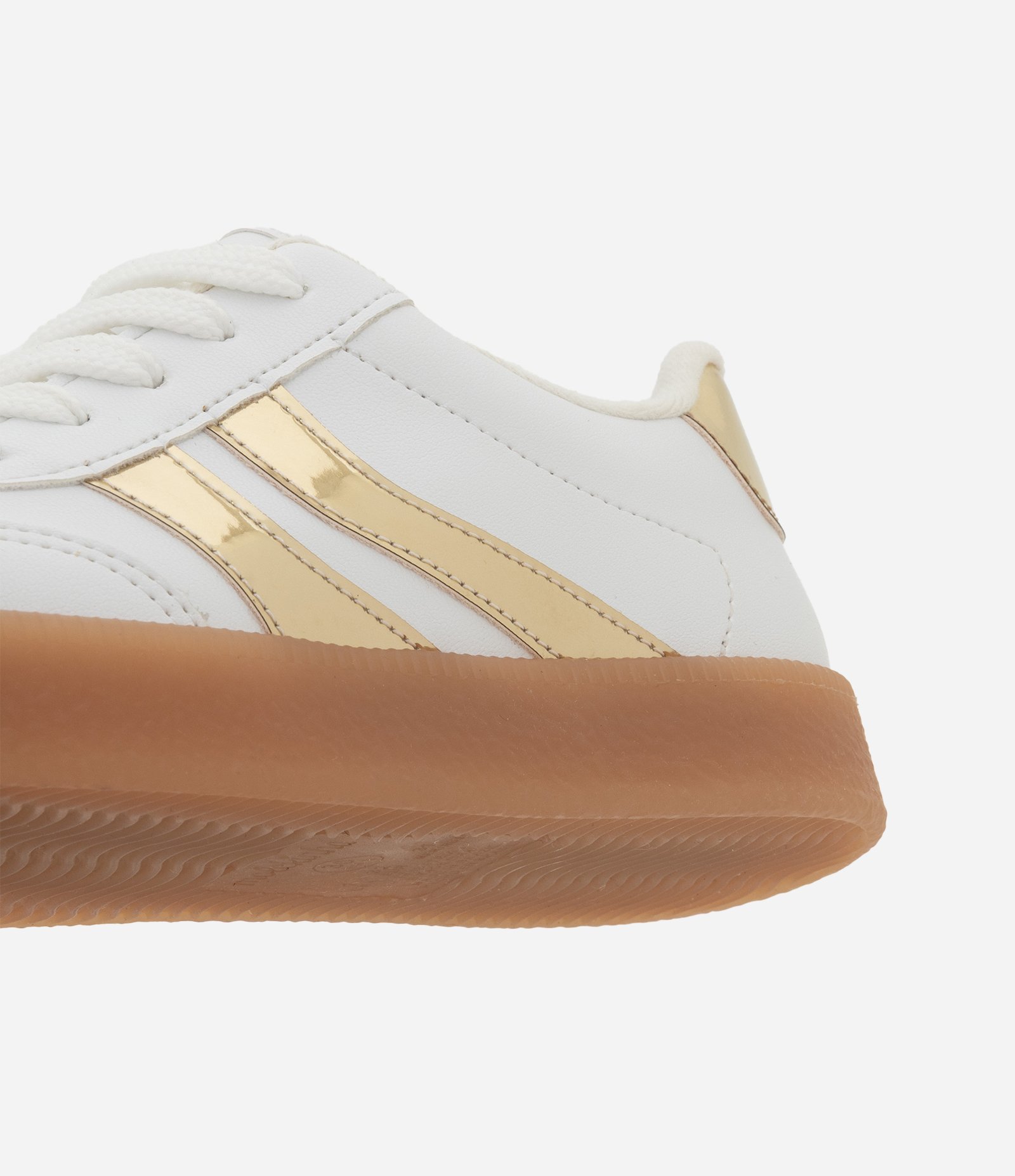 Tênis Infantil em PU com Recortes  - Tam 28 ao 34 Branco 2