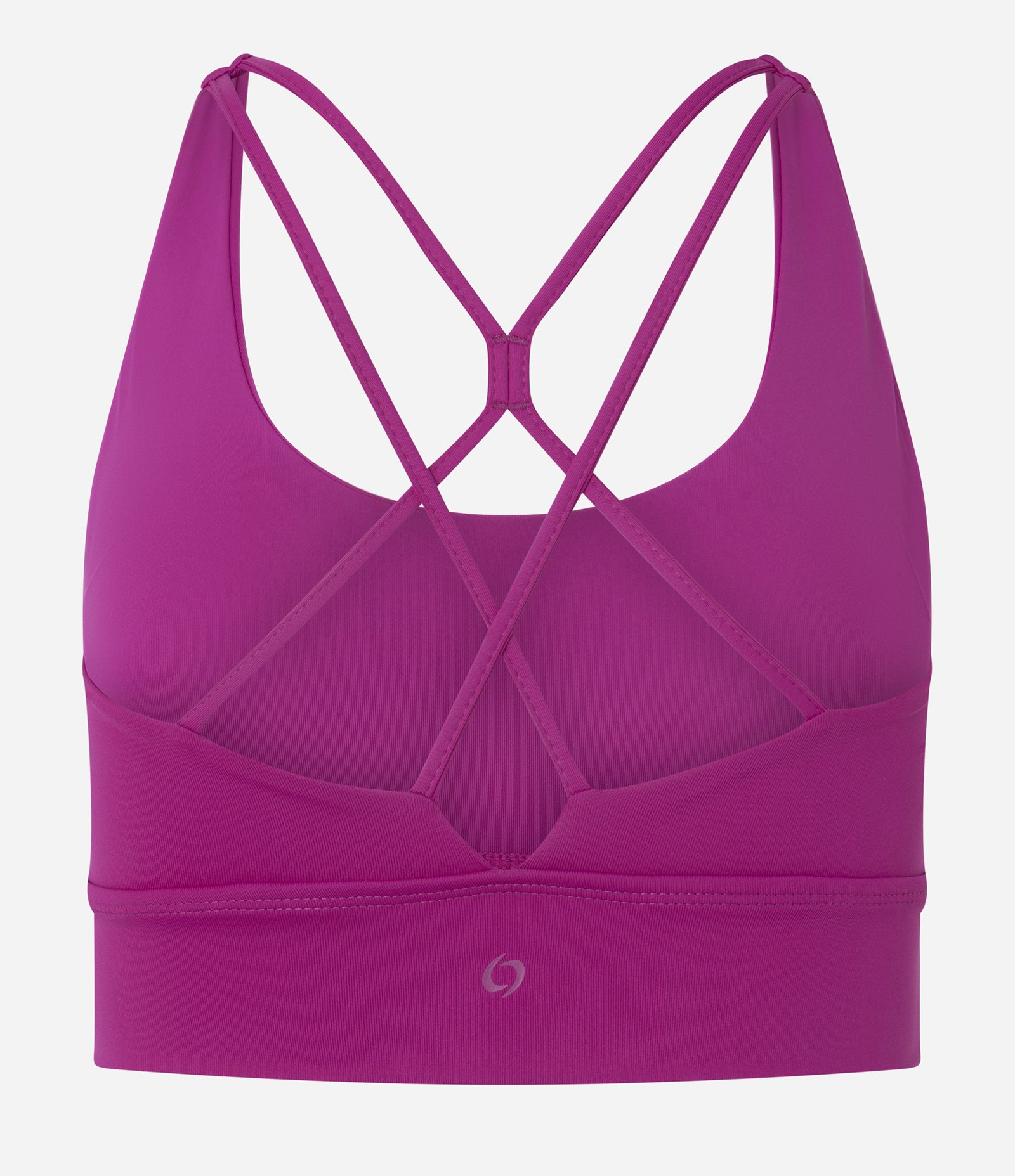 Top Esportivo Alongado com Bojo Removível e Tiras Diferenciadas nas Costas Roxo 6