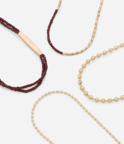 Conjunto Colares em 04 Camadas com Modelos Diversos