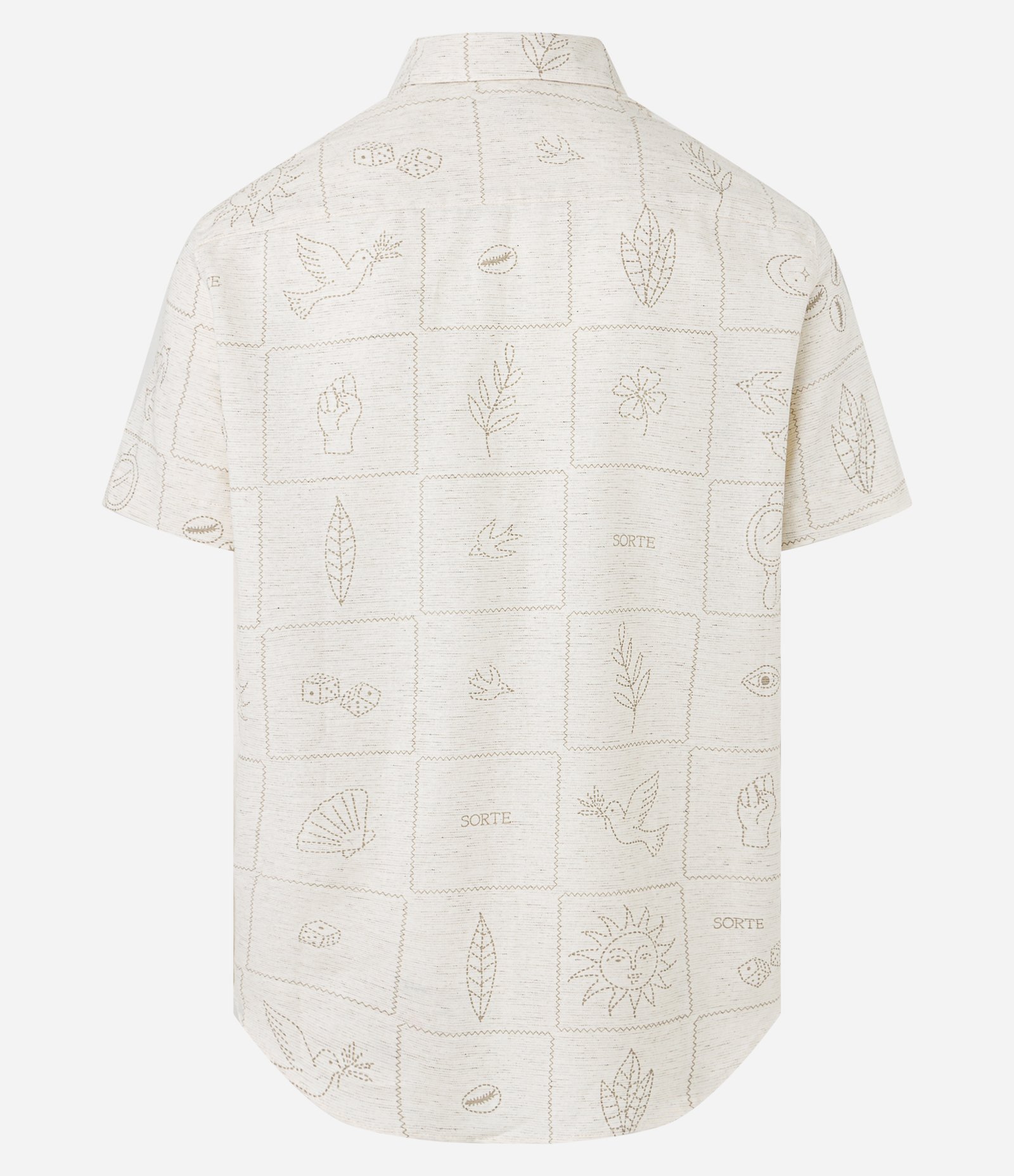 Camisa Regular em Algodão com Bordado Floral Branco 10