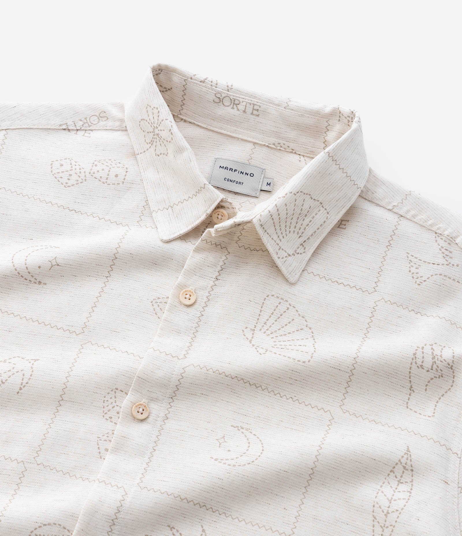 Camisa Regular em Algodão com Bordado Floral Branco 11