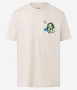 Camiseta Comfort em Meia Malha Zeca Pagodinho Molho Brasileiro