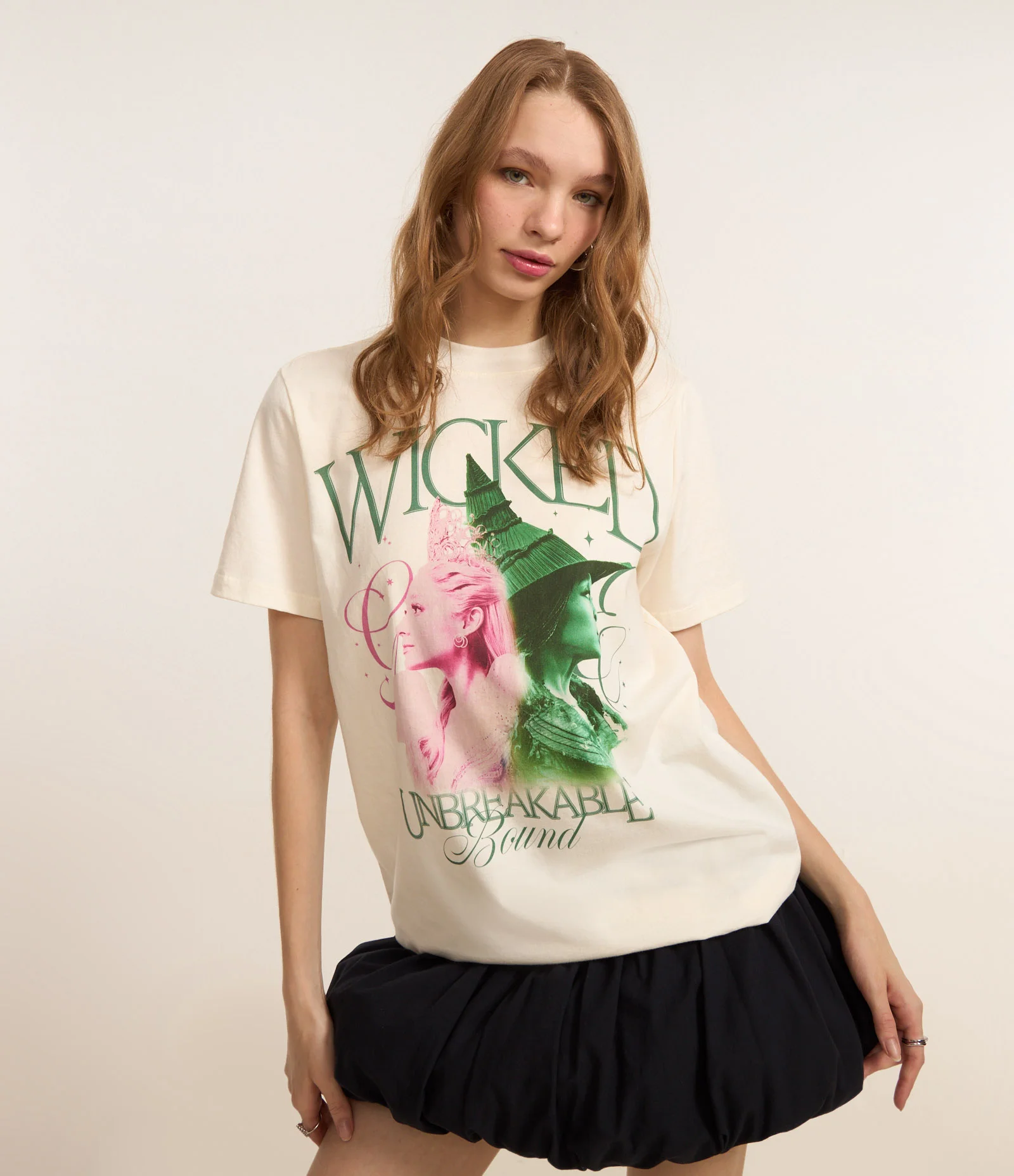 Camiseta T-shirt em Algodão com Estampa Wicked Off White 1