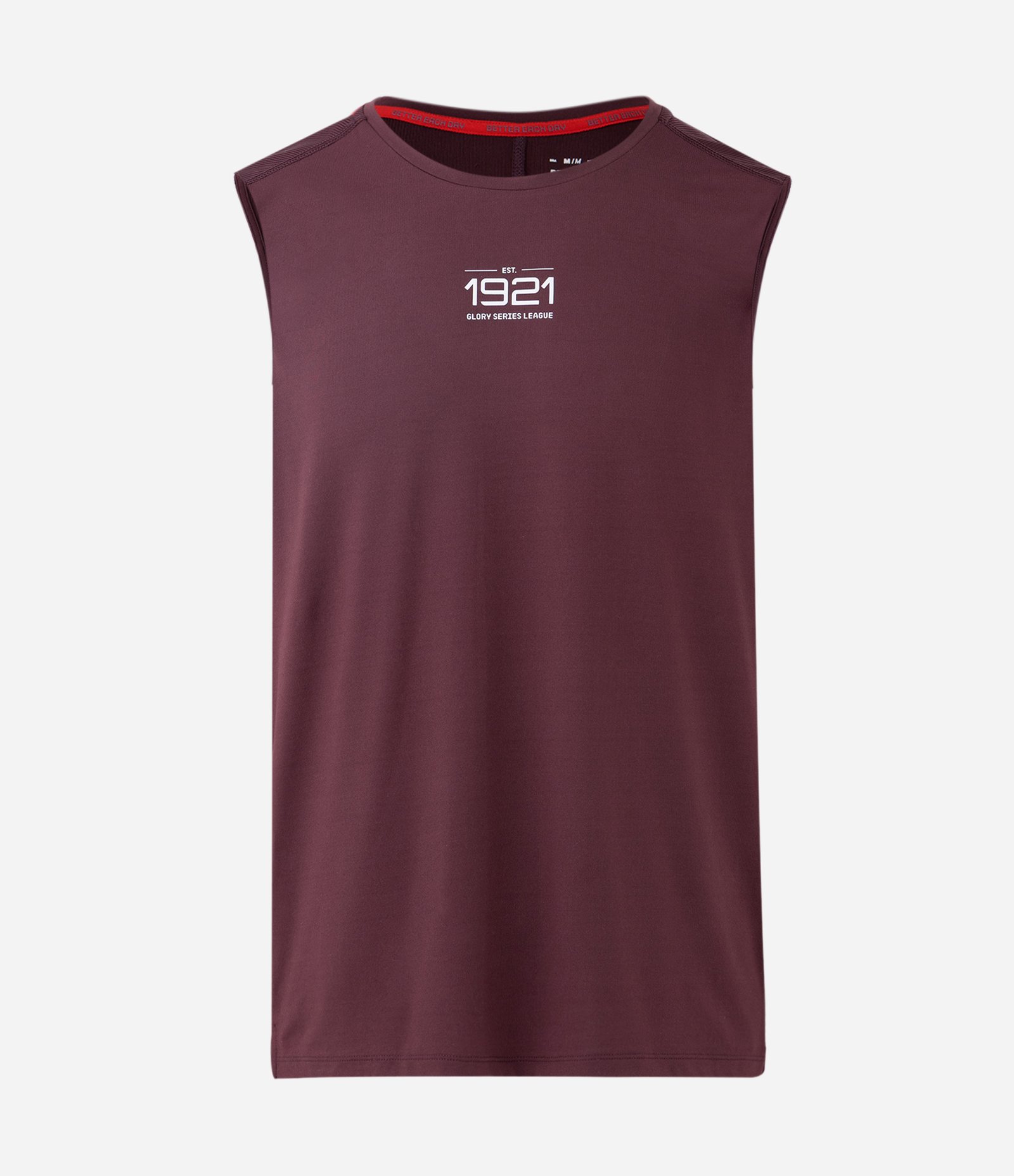 Regata Esportiva com Tecnologia Dry e Lettering em Gel bordô 5