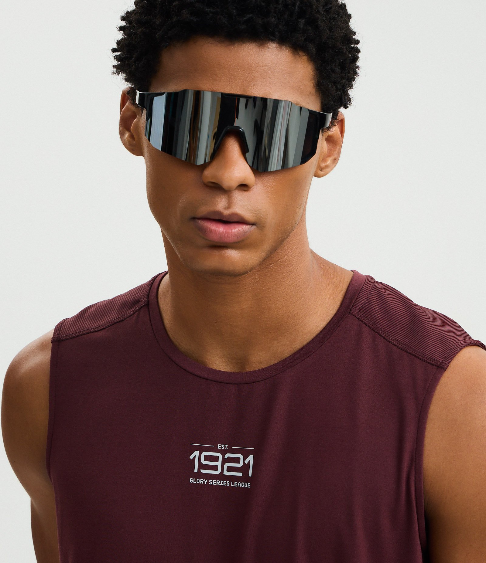 Regata Esportiva com Tecnologia Dry e Lettering em Gel bordô 3