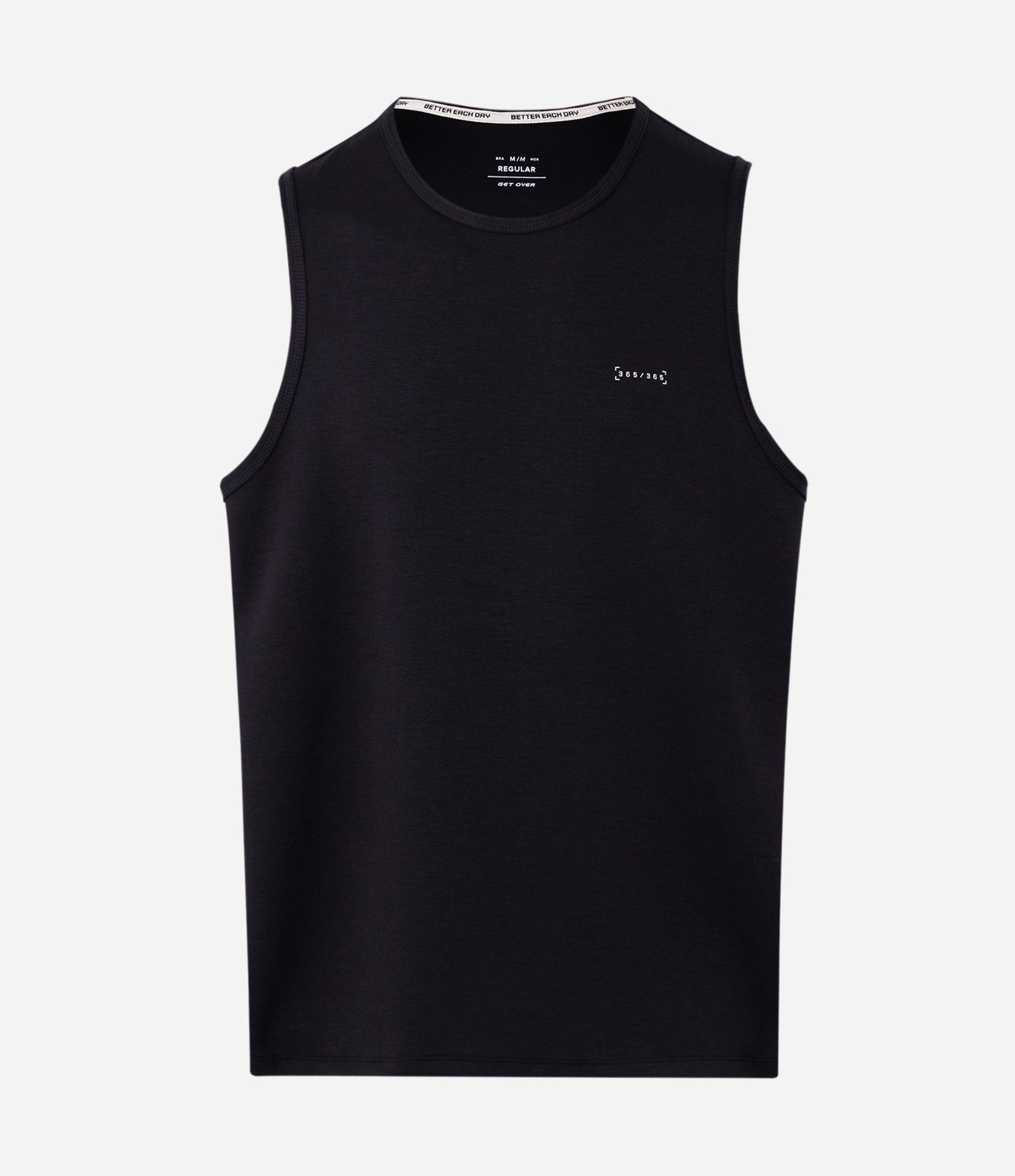 Regata Tecnologia Dry em Malha com Modal e Estampa Minimalista Preto 5