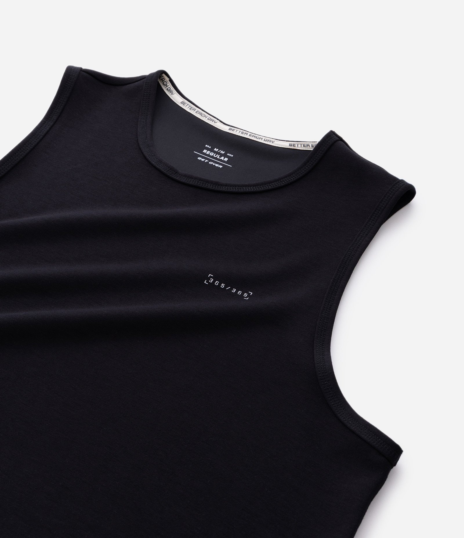Regata Tecnologia Dry em Malha com Modal e Estampa Minimalista Preto 7