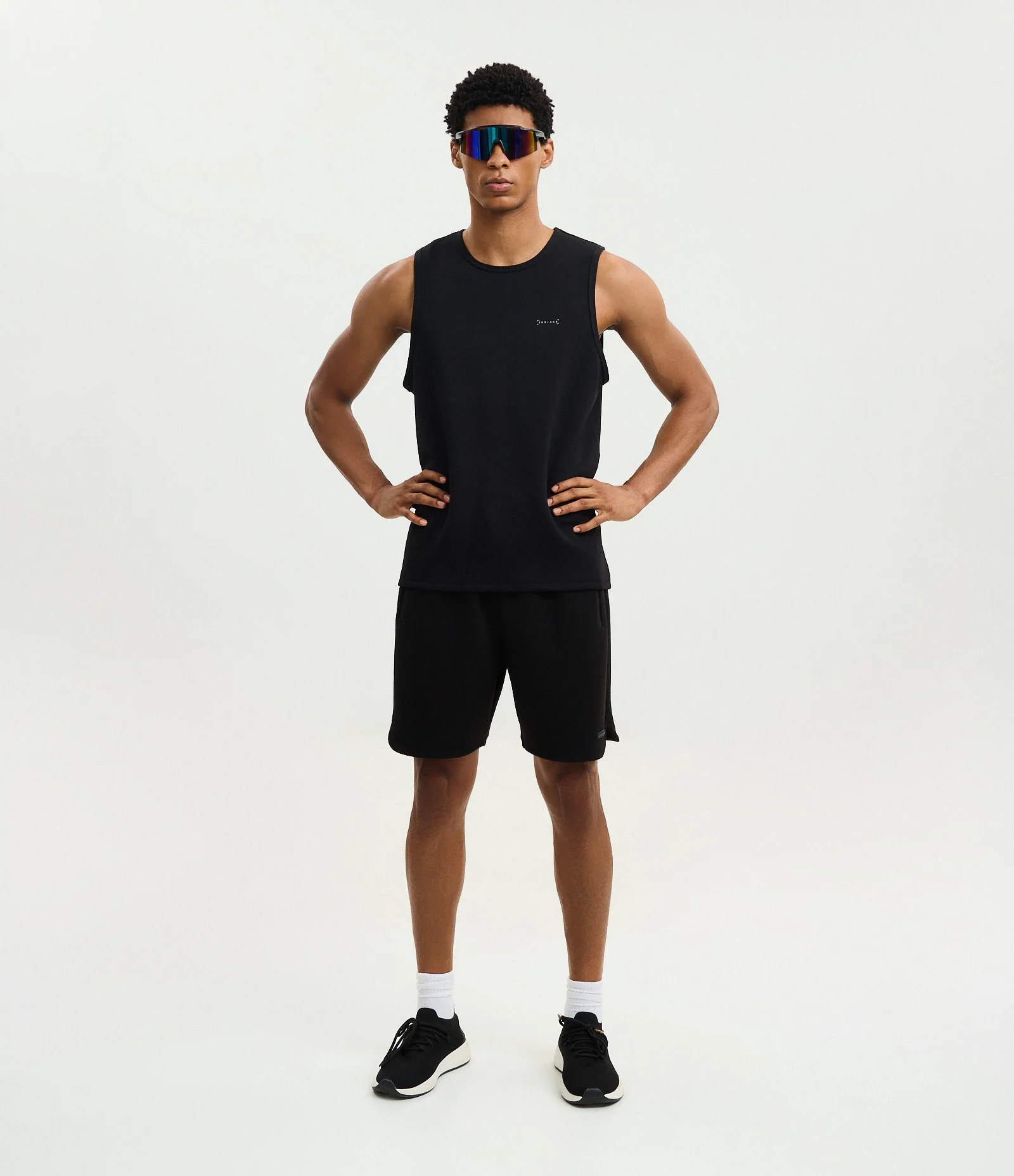 Regata Tecnologia Dry em Malha com Modal e Estampa Minimalista Preto 2