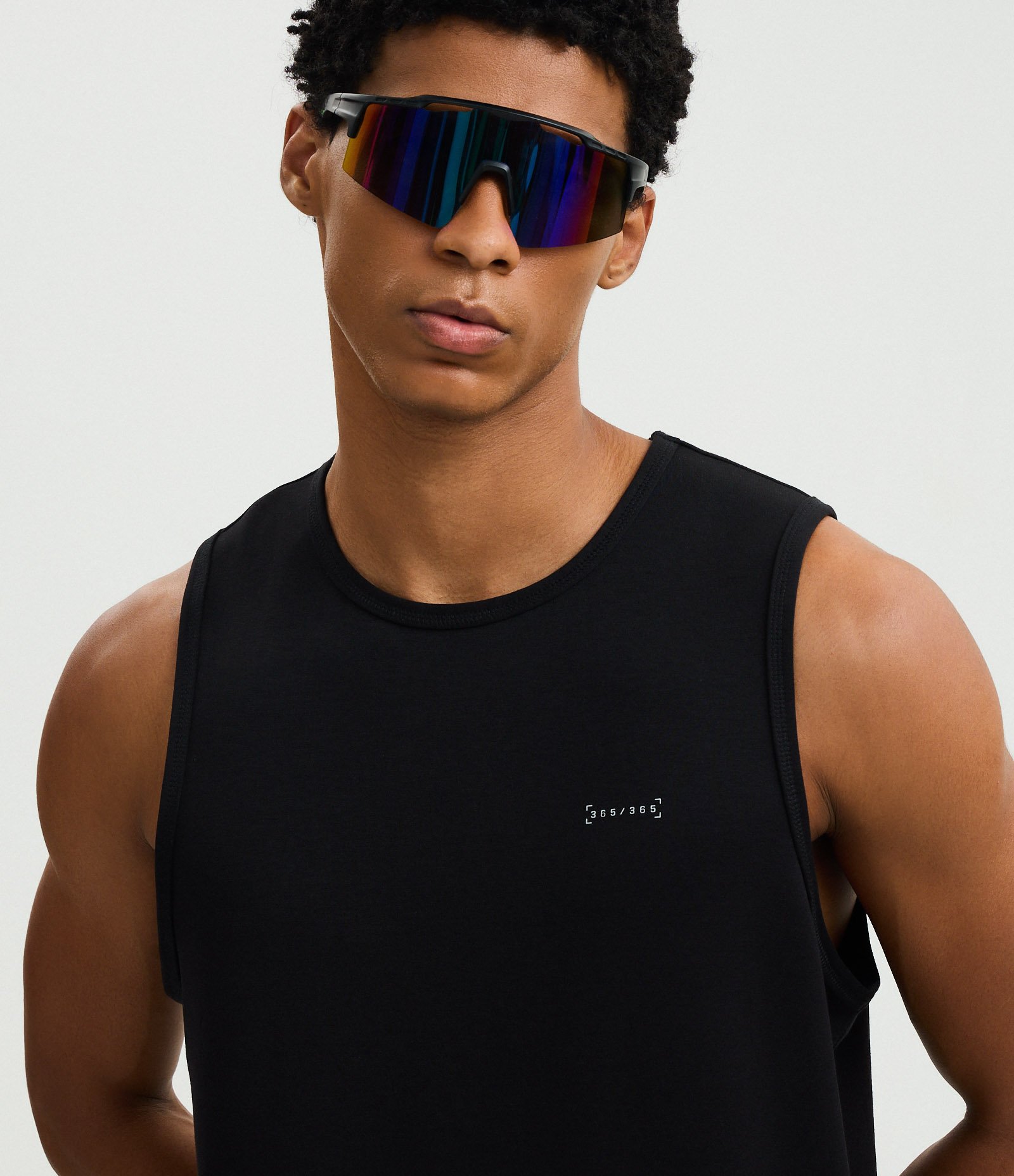 Regata Tecnologia Dry em Malha com Modal e Estampa Minimalista Preto 3