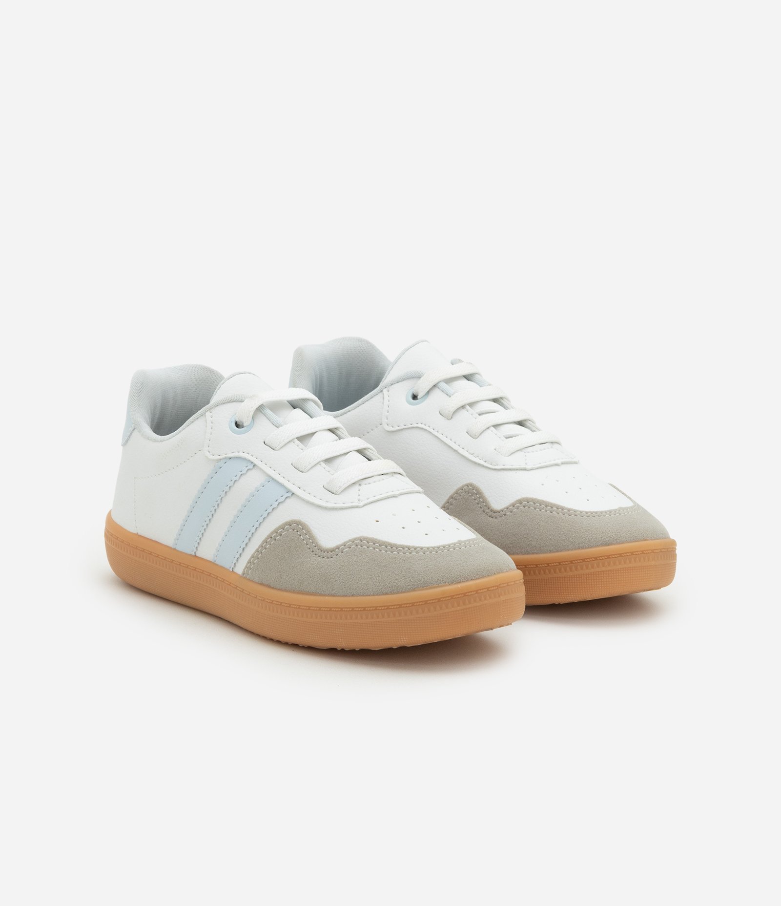 Tênis Infantil com Recortes - Tam 28 ao 33 Branco 1