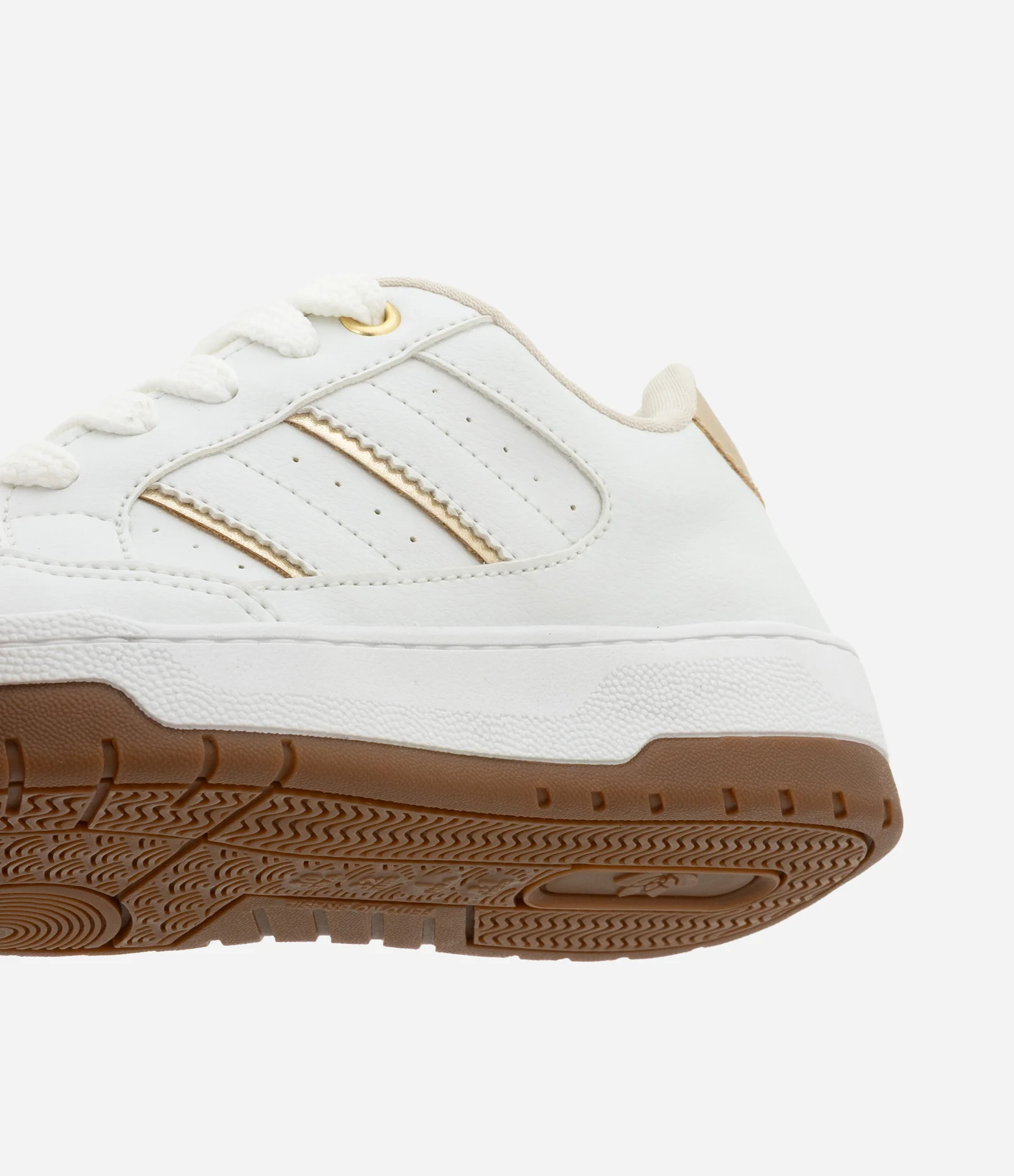 Tênis Infantil em PU com Recortes - Tam 28 ao 34 Branco 2