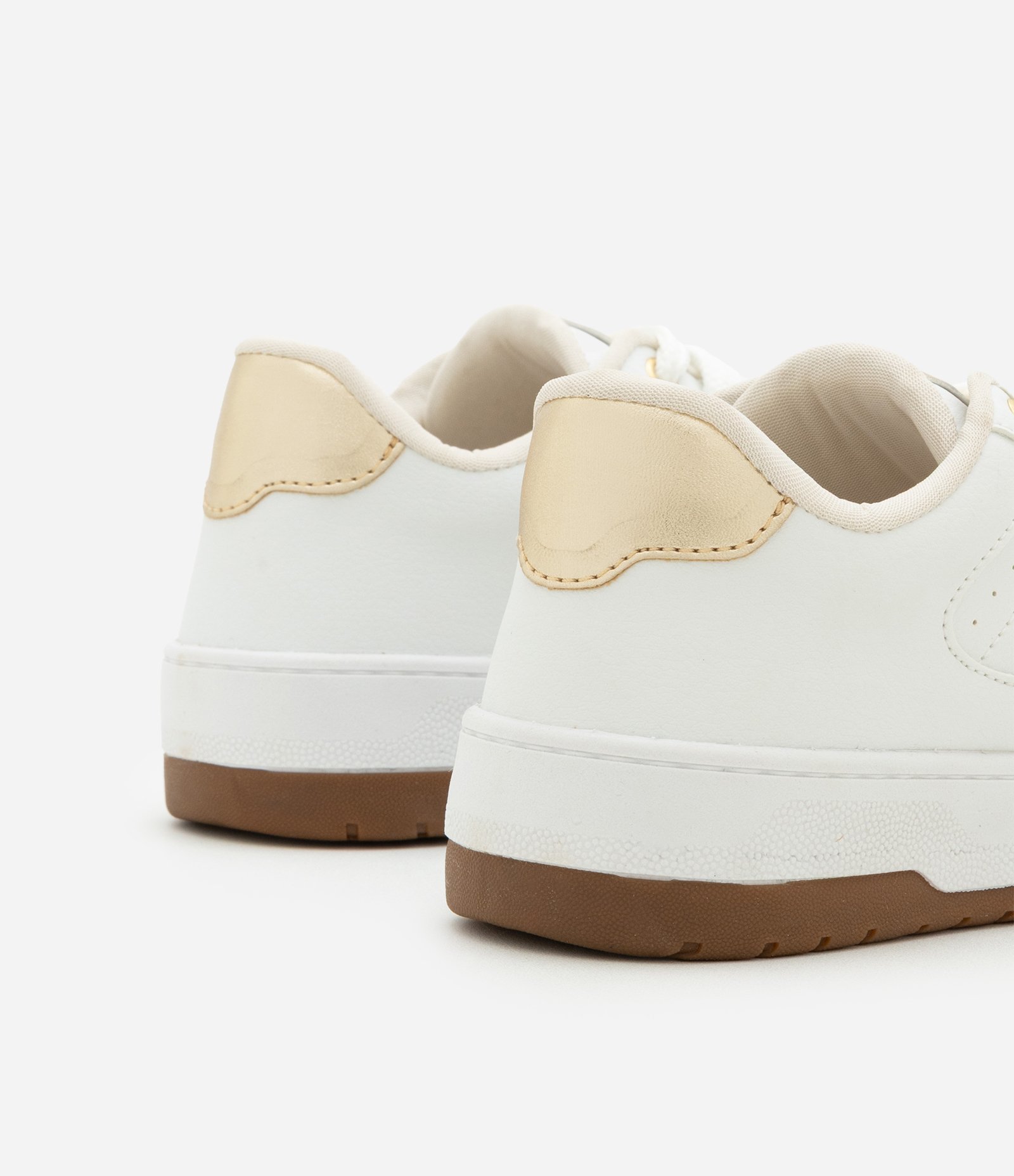 Tênis Infantil em PU com Recortes - Tam 28 ao 34 Branco 3