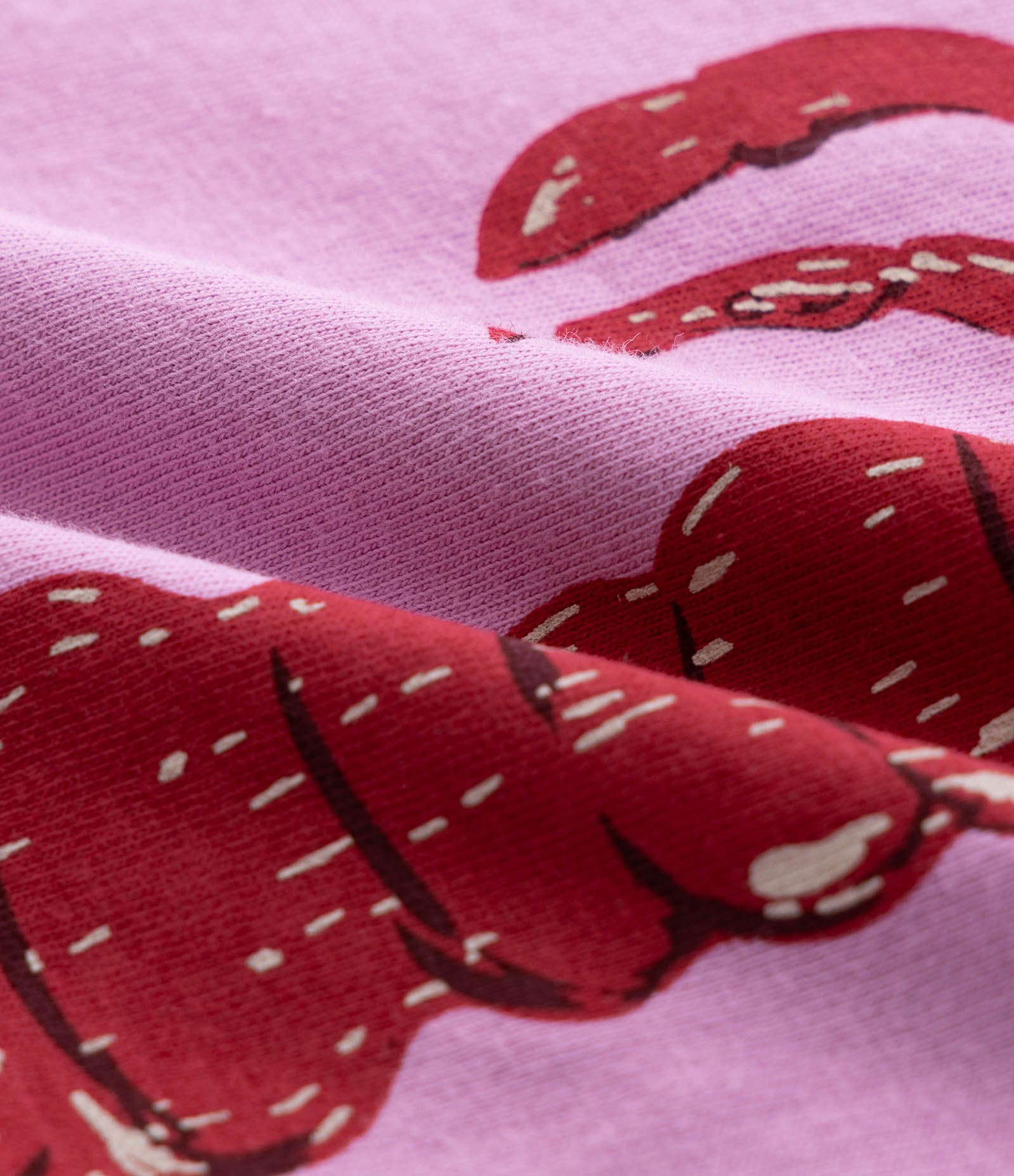 Camiseta em Algodão com Estampa de Lagosta Curve & Plus Size Rosa 7