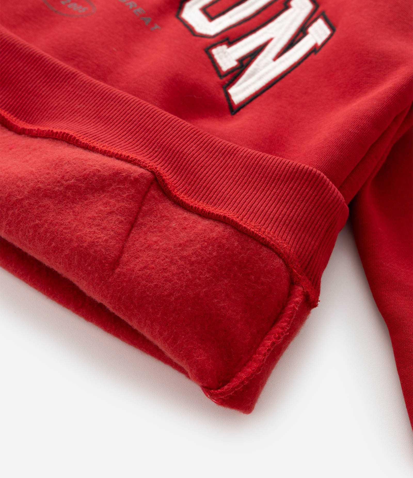 Casaco Infantil com Bordado Boston – Tam 5 a 14 Anos Vermelho 4