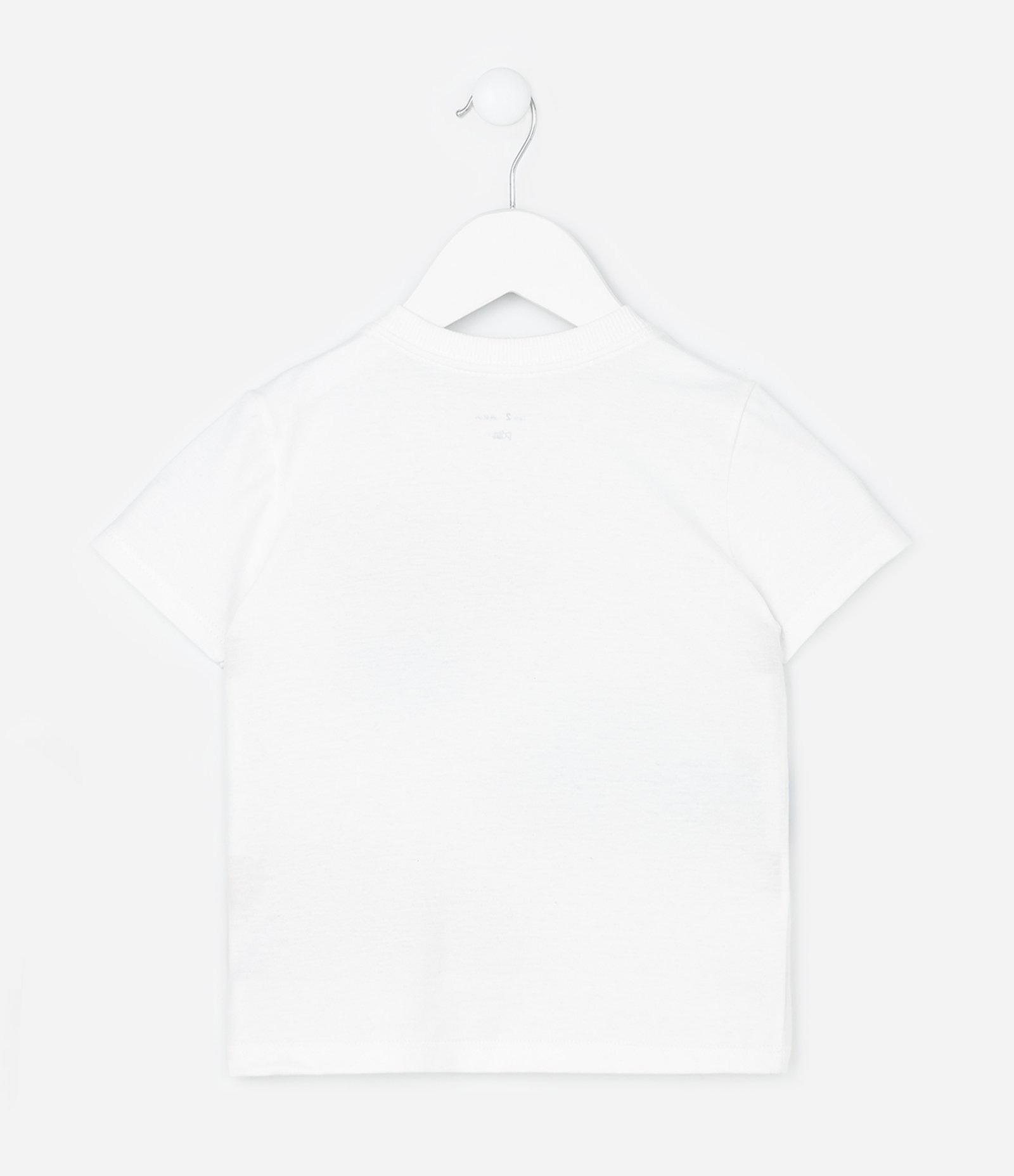 Conjunto Infantil em Algodão com Estampa de Carros - Tam 1 a 6 Anos Branco/Preto 3