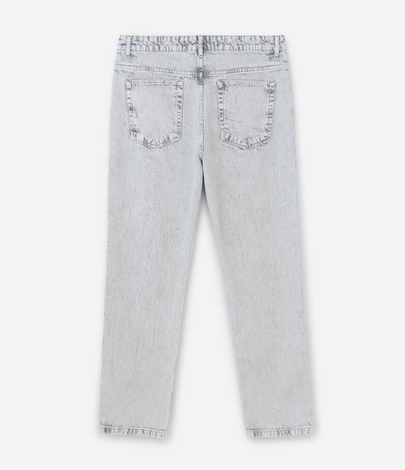 Calça Loose em Jeans Cinza 6