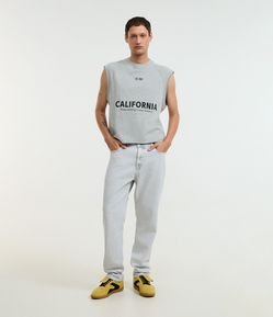 Calça Loose em Jeans