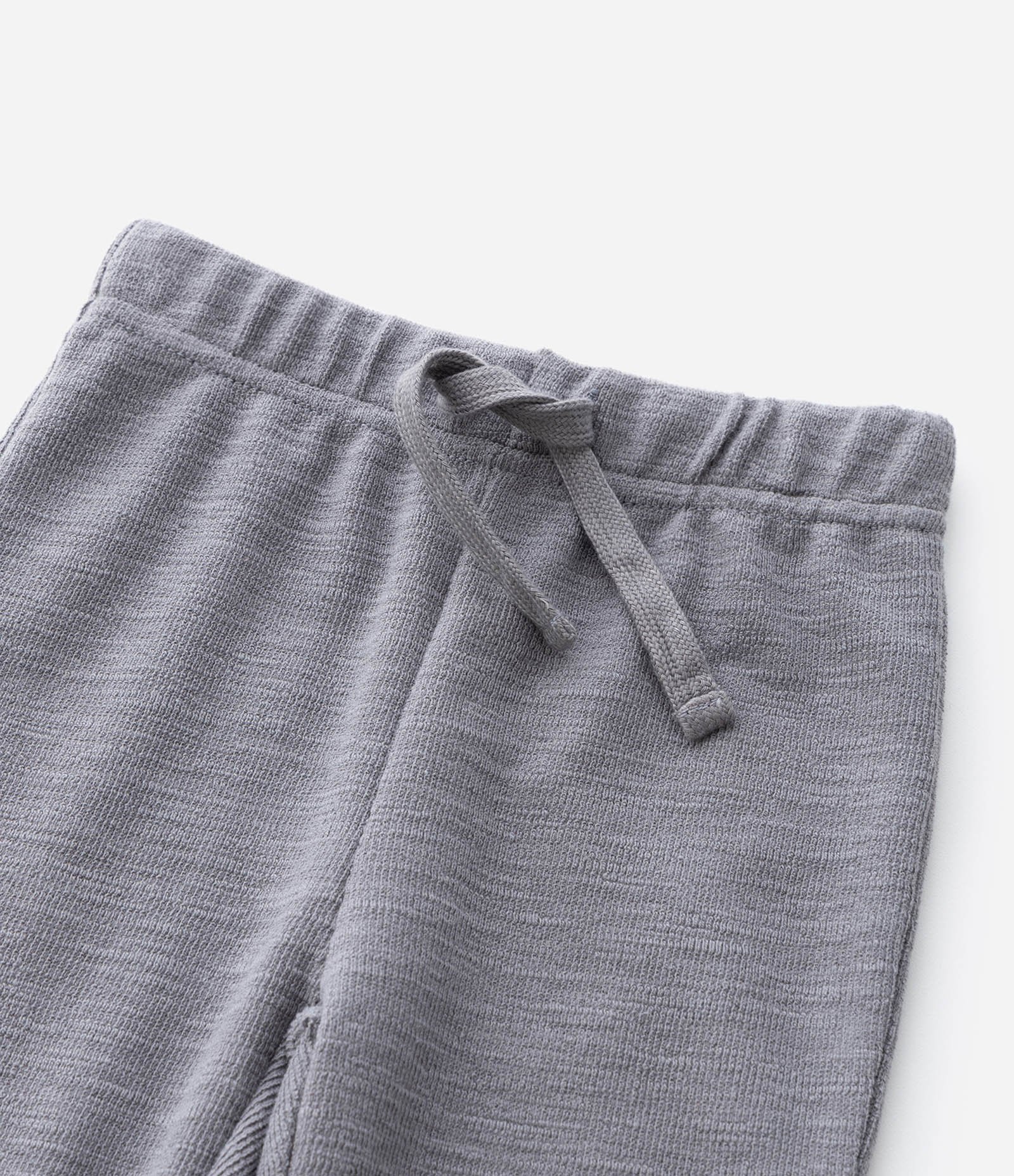 Conjunto Infantil Casaco e Calça Jogger Texturizada – Tam 0 a 18 Meses Cinza 11