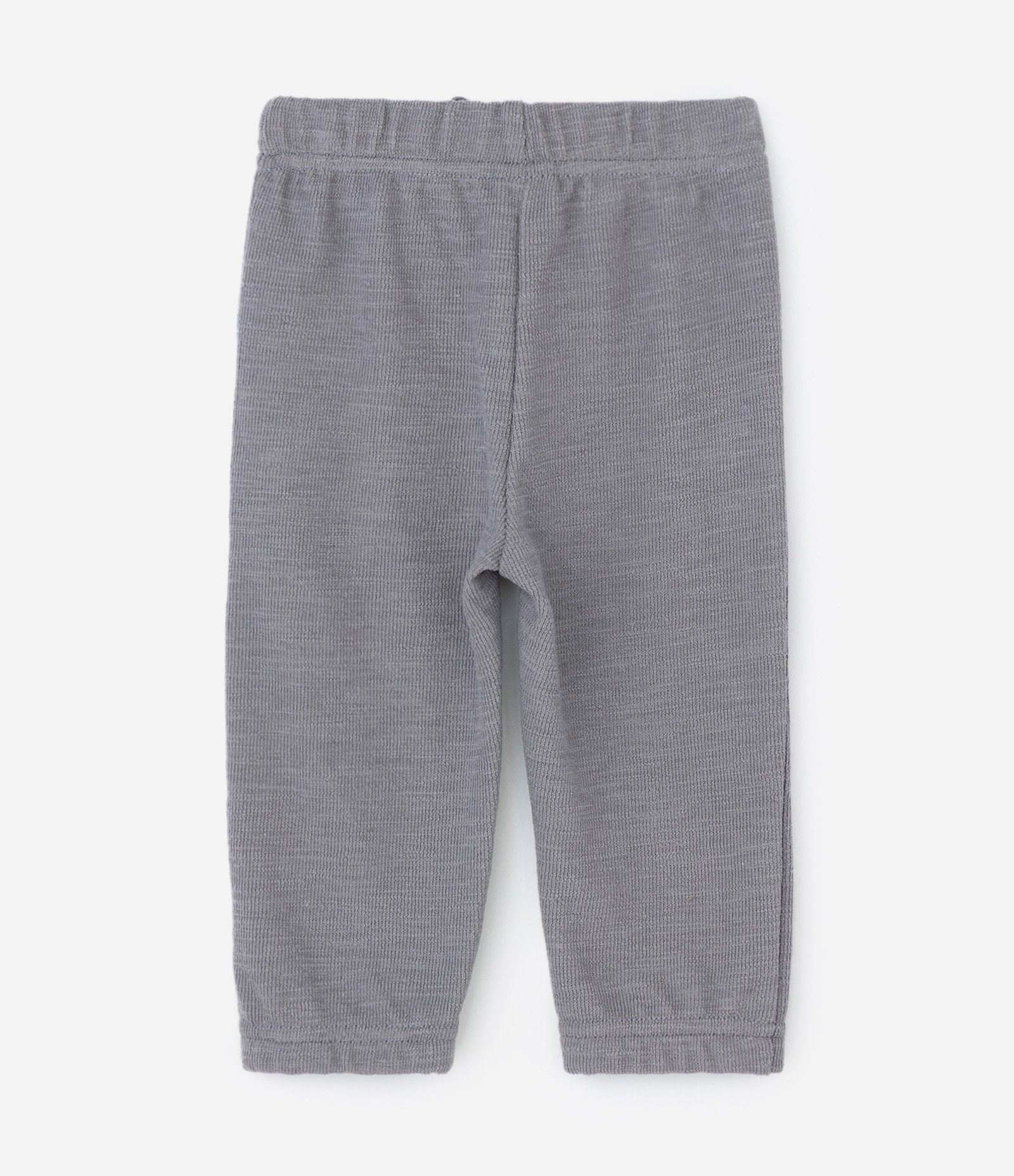 Conjunto Infantil Casaco e Calça Jogger Texturizada – Tam 0 a 18 Meses Cinza 5