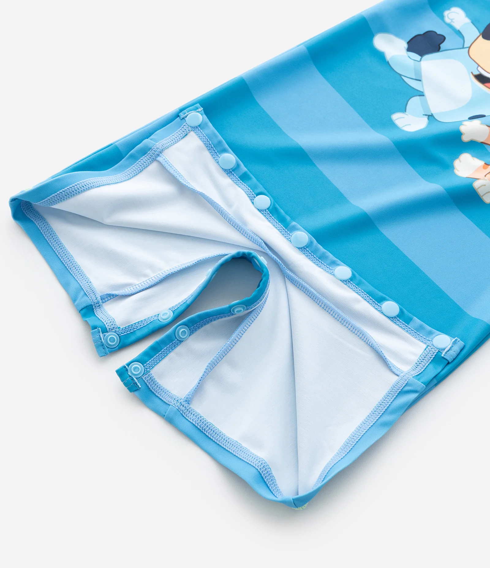 Macacão UV Infantil Manga Longa com Estampa Bluey – Tam 6 meses a 4 anos Azul 8