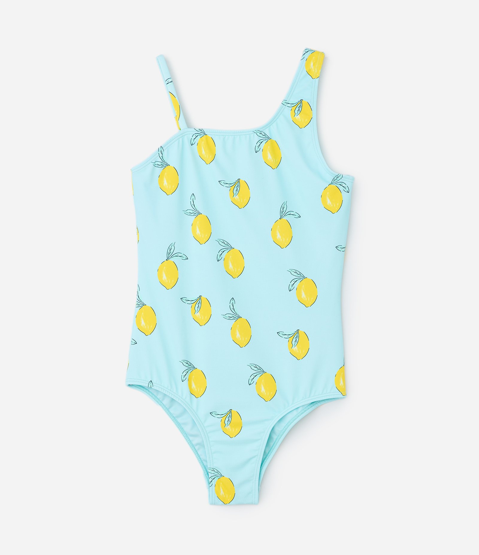 Maiô Infantil com Estampa de Limão Siciliano – Tam 10 a 16 Azul Claro 1