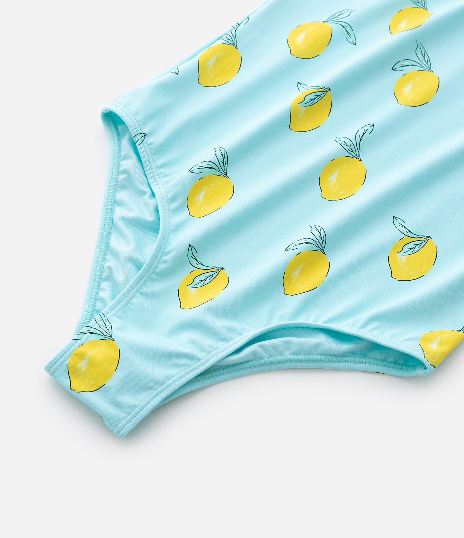 Maiô Infantil com Estampa de Limão Siciliano – Tam 10 a 16 Azul Claro 6