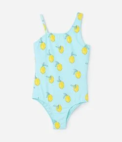 Maiô Infantil com Estampa de Limão Siciliano – Tam 10 a 16