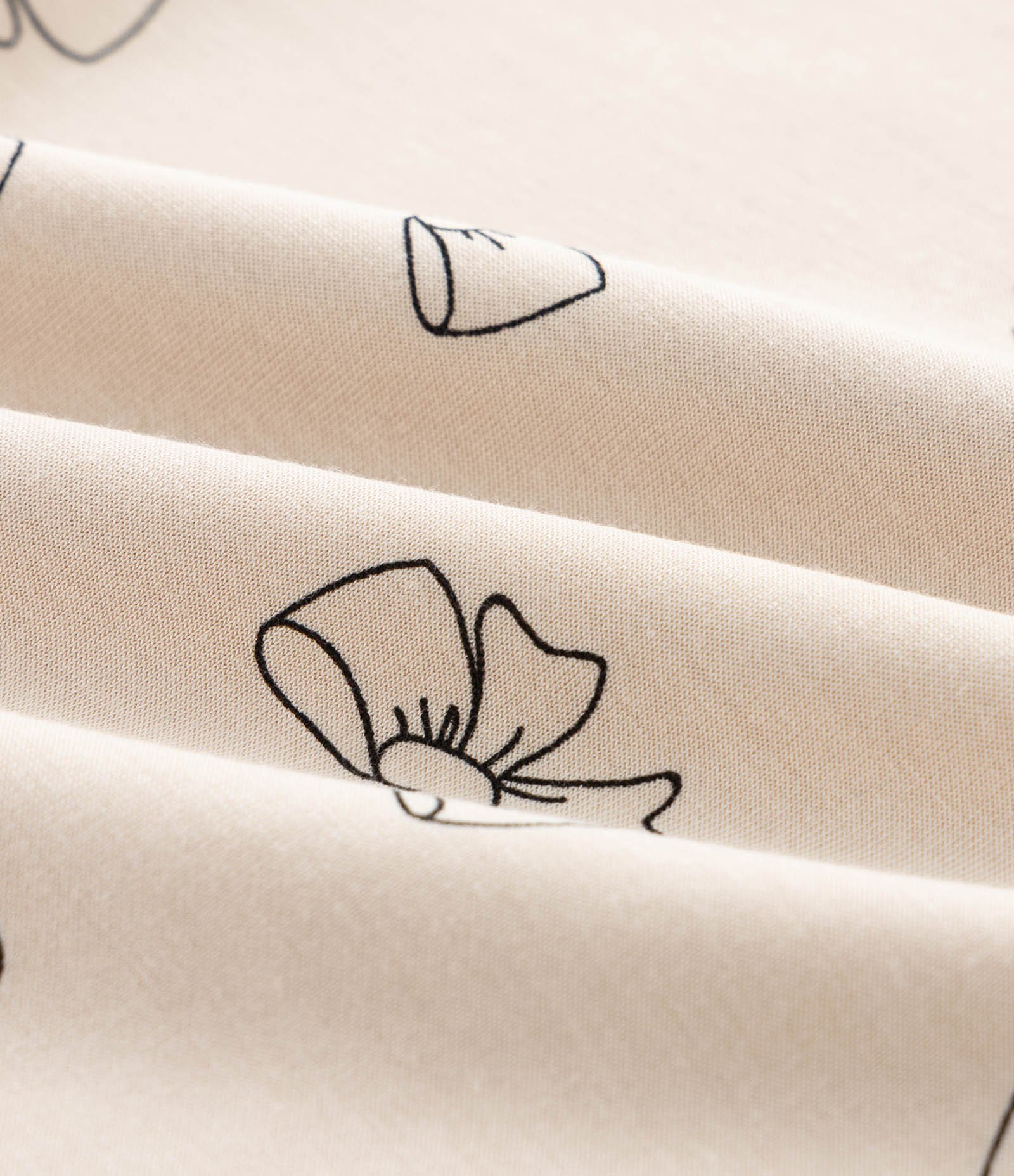 Casaco Infantil em Modal com Estampa de Laços – Tam 0 a 18 Meses Bege Claro 4