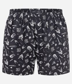 Cueca Sambas Canção em Tricoline com Estampa Stranger Things