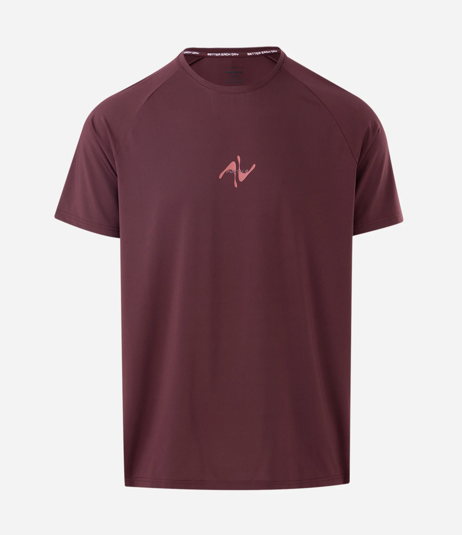 Camiseta Esportiva com Tecnologia Dry e Laser Cut Bordô 5