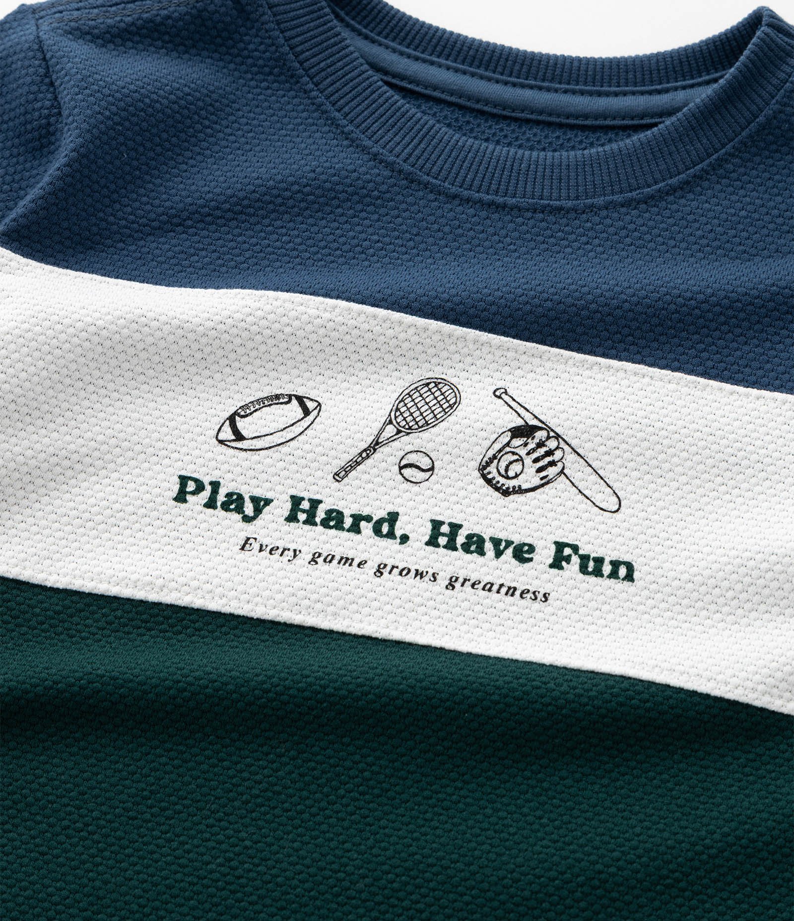 Camiseta Manga Longa em Algodão com Estampa - Tam 1 a 6 Anos Azul 4