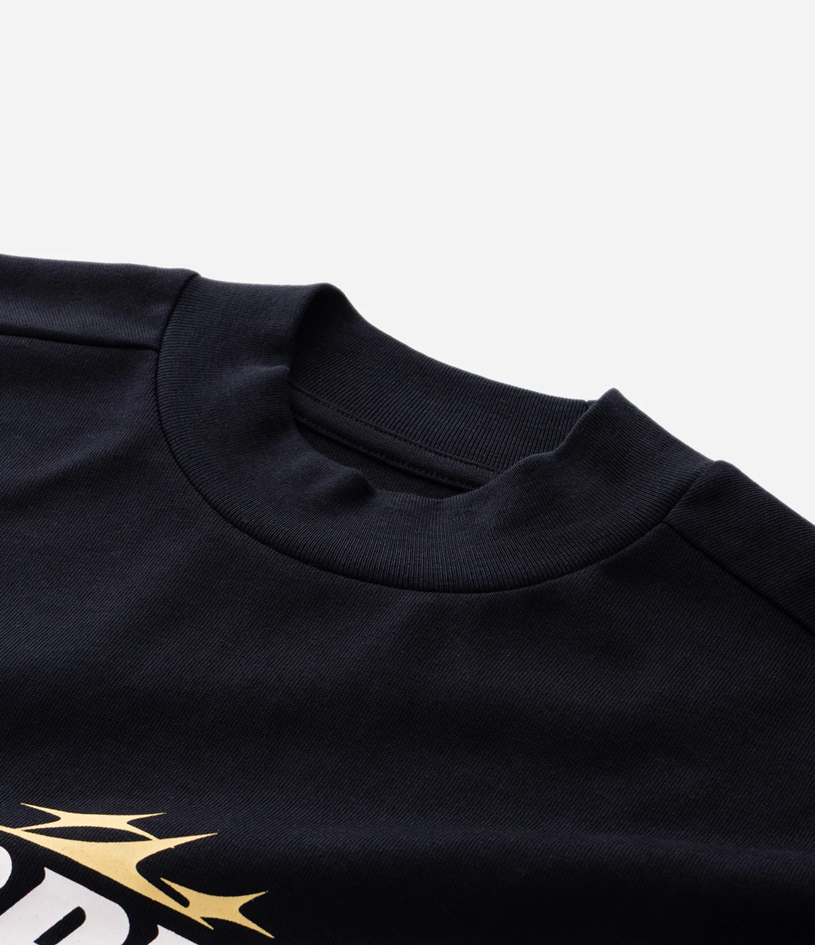 Camiseta Manga Longa em Algodão com Lettering Redefine Movement Preto 9