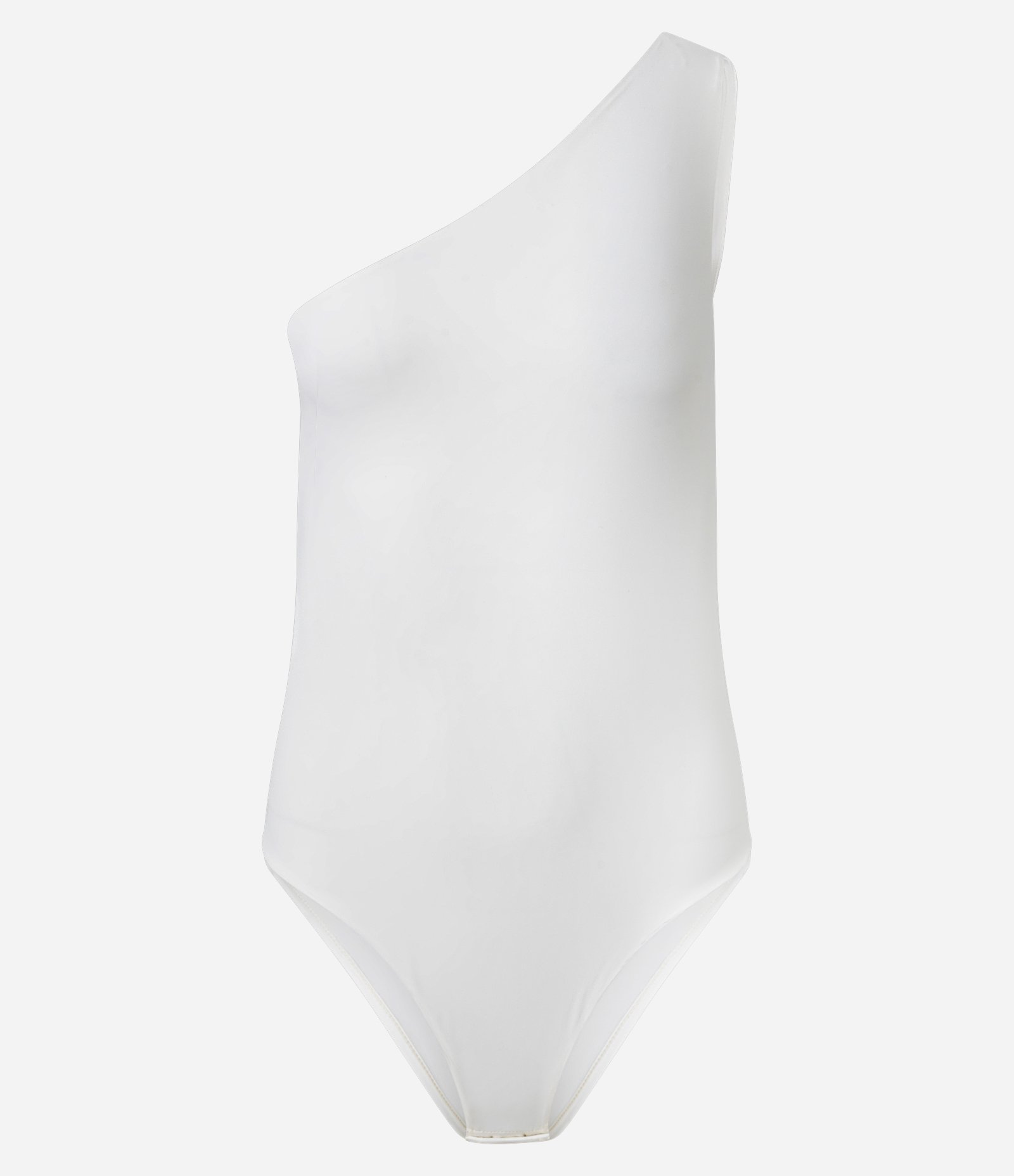 Body Ombro Único em Microfibra Branco 6