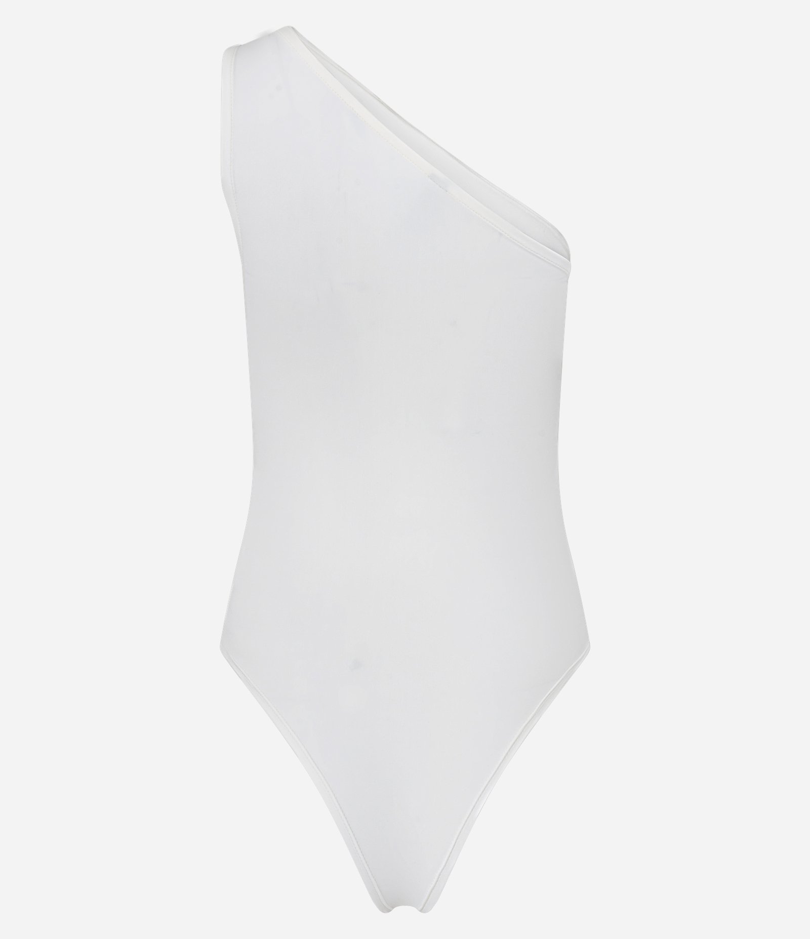 Body Ombro Único em Microfibra Branco 7