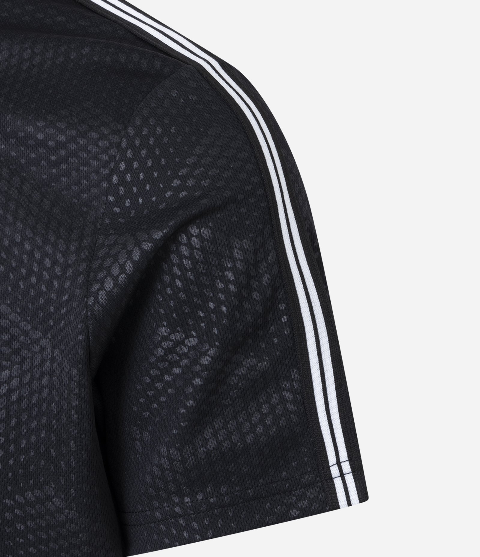 Camiseta Esportiva Regular com Tecnologia Dry e Detalhes Heatprint Preto 5