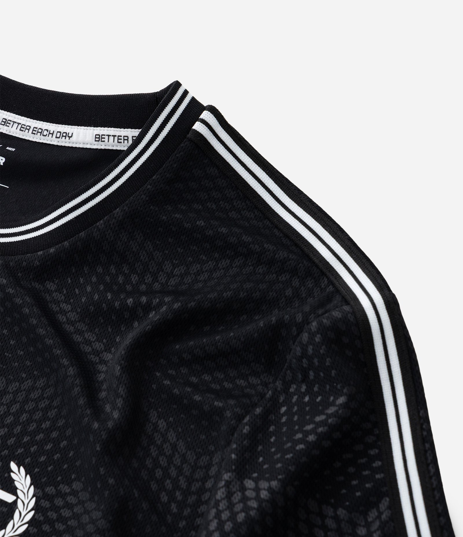 Camiseta Esportiva Regular com Tecnologia Dry e Detalhes Heatprint Preto 9