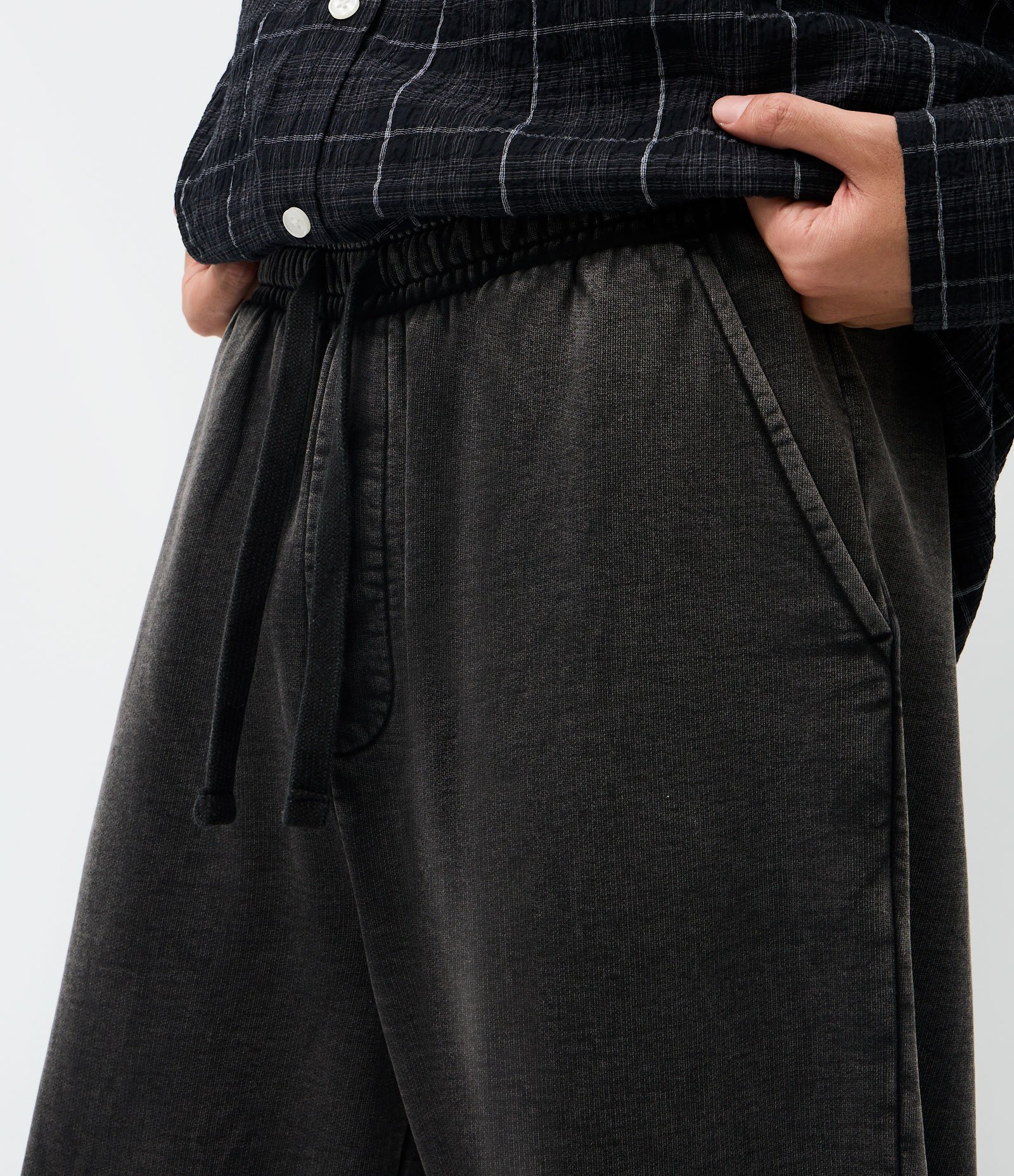 Calça em Moletom Liso Preto 3