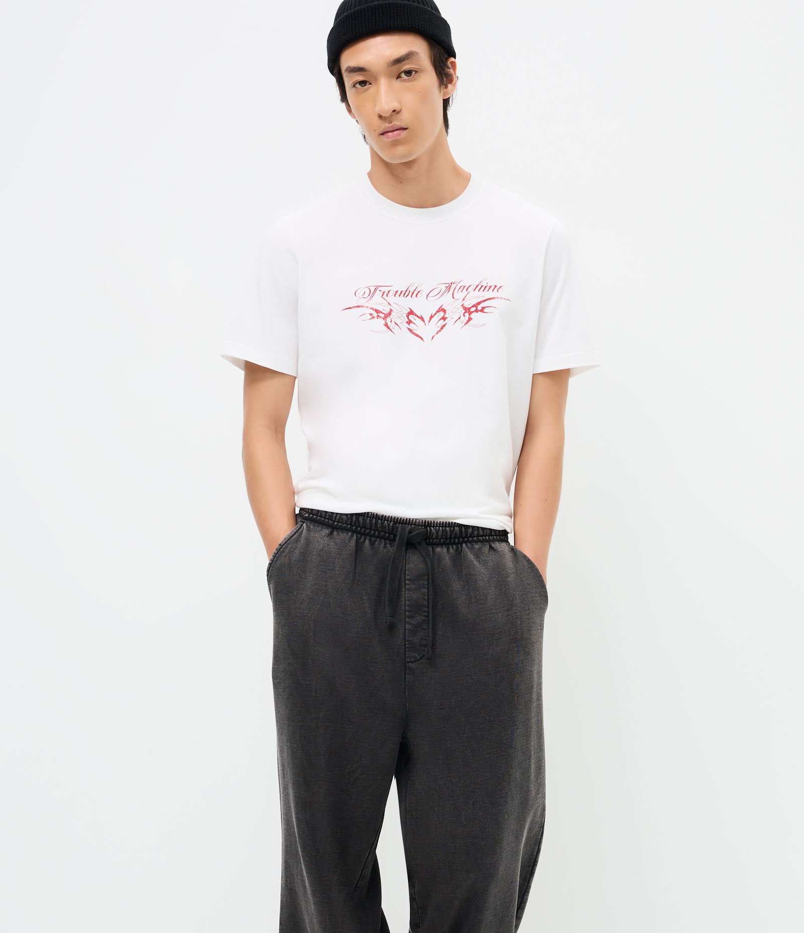 Calça em Moletom Liso Preto 6