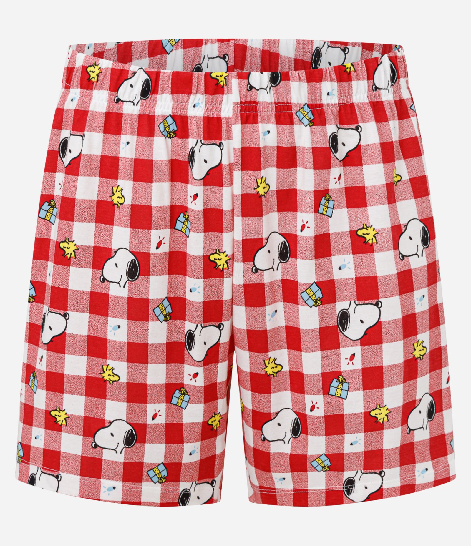 Pijama Curto Comfort em Algodão com Estampa Mini Me Peanuts Branco 7