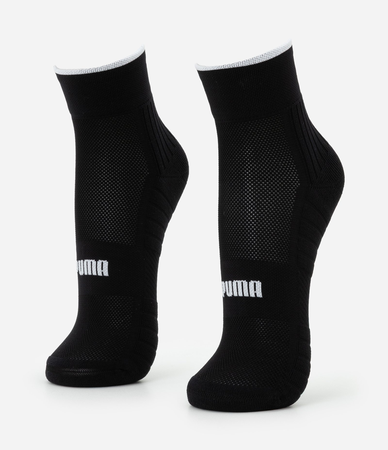 Meia Esportiva Cano Baixo em Poliamida Puma Preto 1