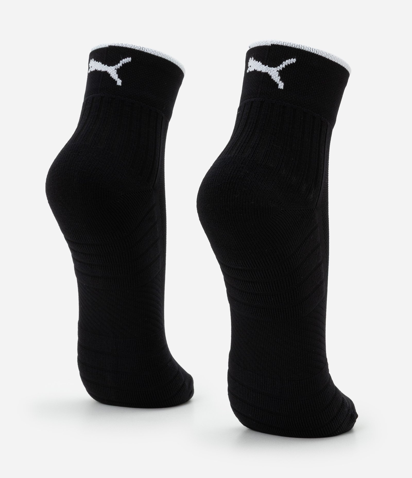 Meia Esportiva Cano Baixo em Poliamida Puma Preto 3