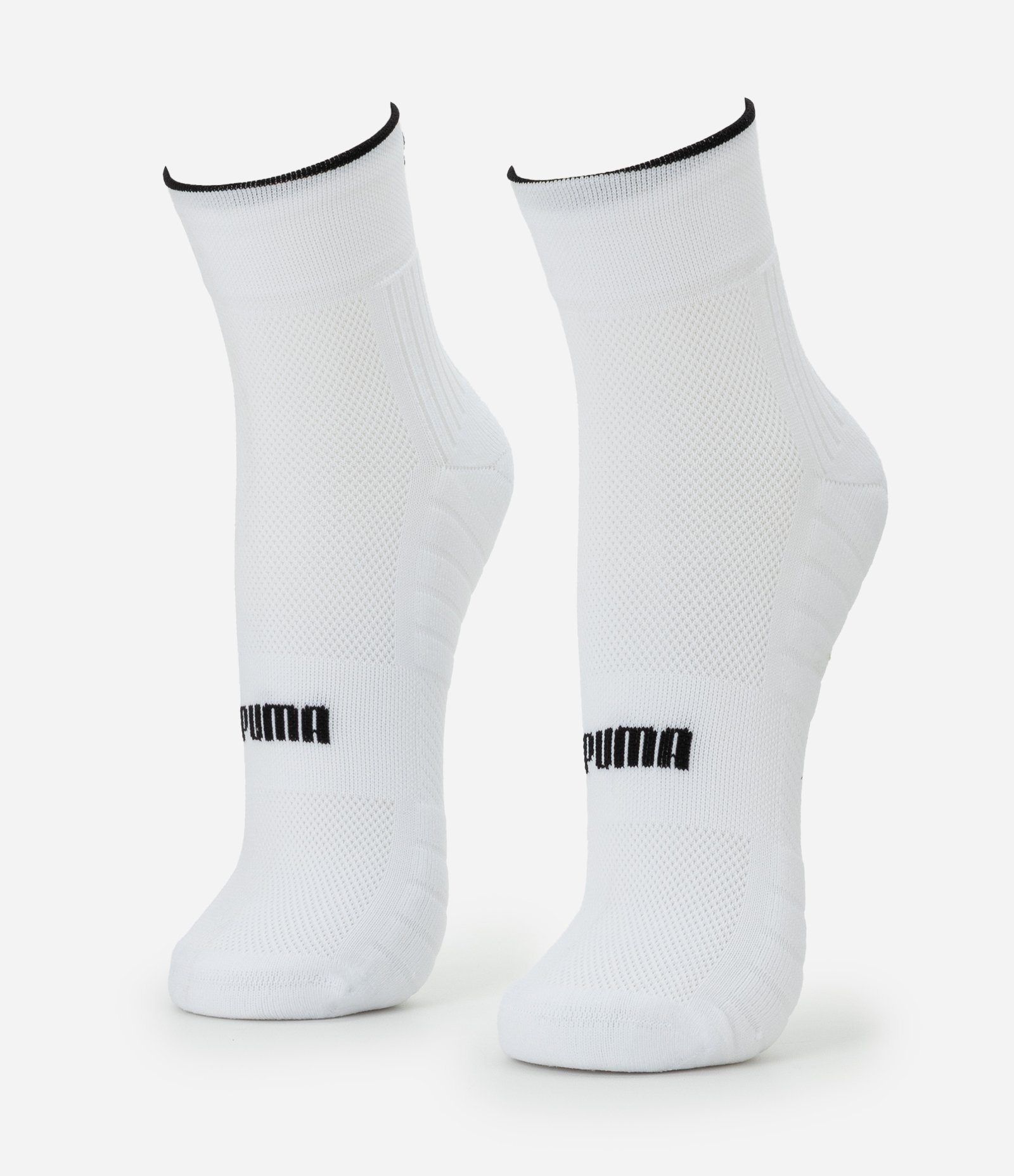 Meia Esportiva Cano Baixo em Poliamida Puma Branco 1